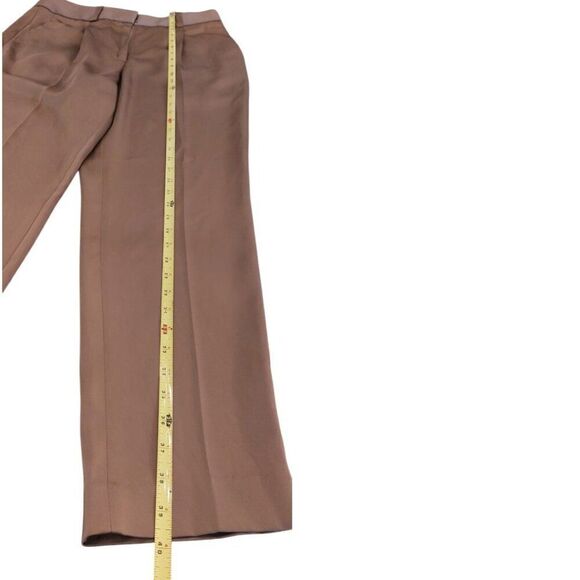 Reiss Cotton Blend Trousers Brown - Picture 3 of 6